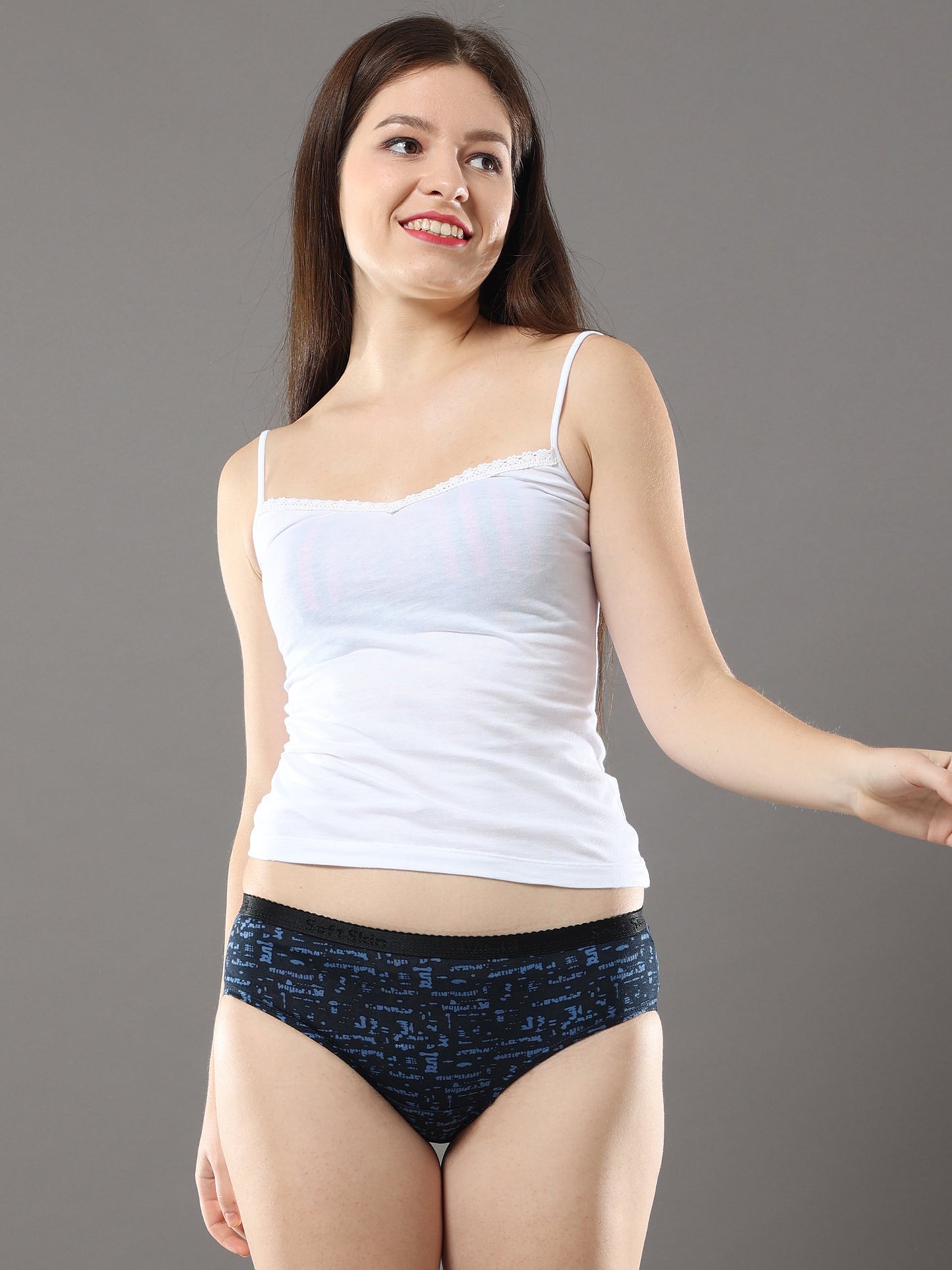 White Womens Slip Waist