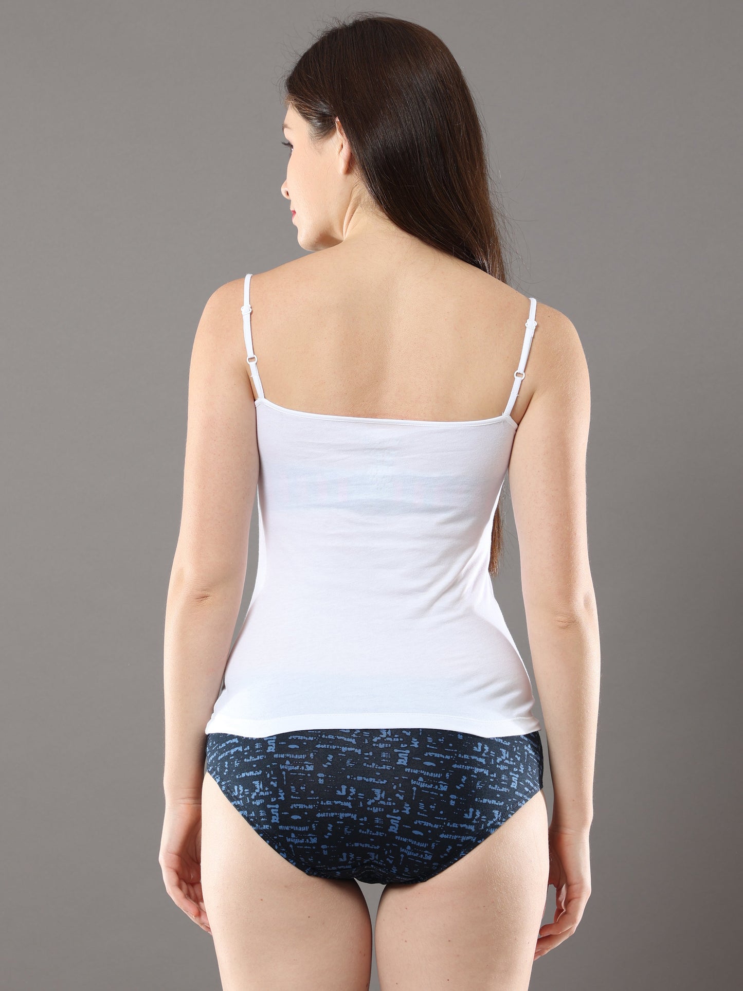 White Womens Slip Waist