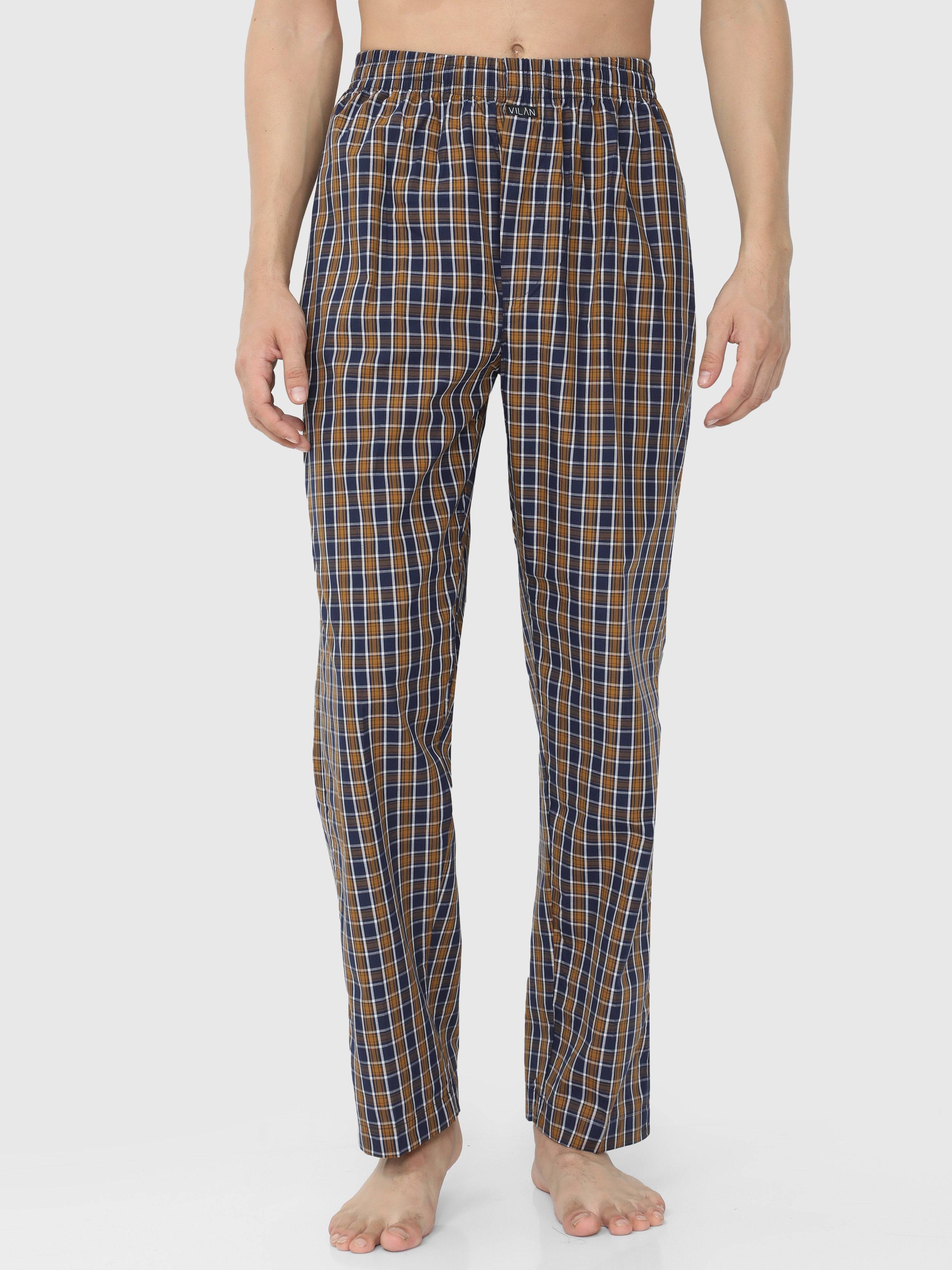 Men Cotton Pajama Pants Lounge Pockets Bottom Trousers Comfortable Sleepwear  New | eBay