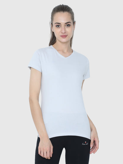 Steel Grey Solid T-Shirt CWTP-17012