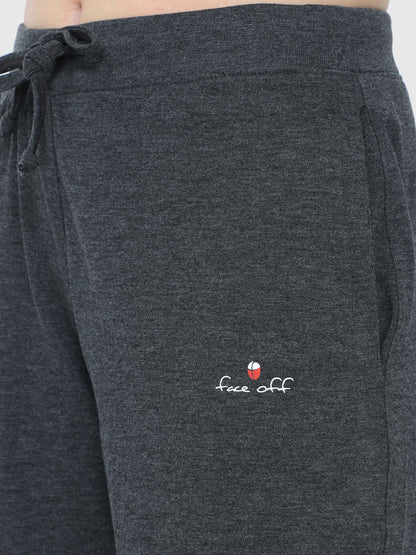 Lava Grey Melange Shorts CWBD-17101