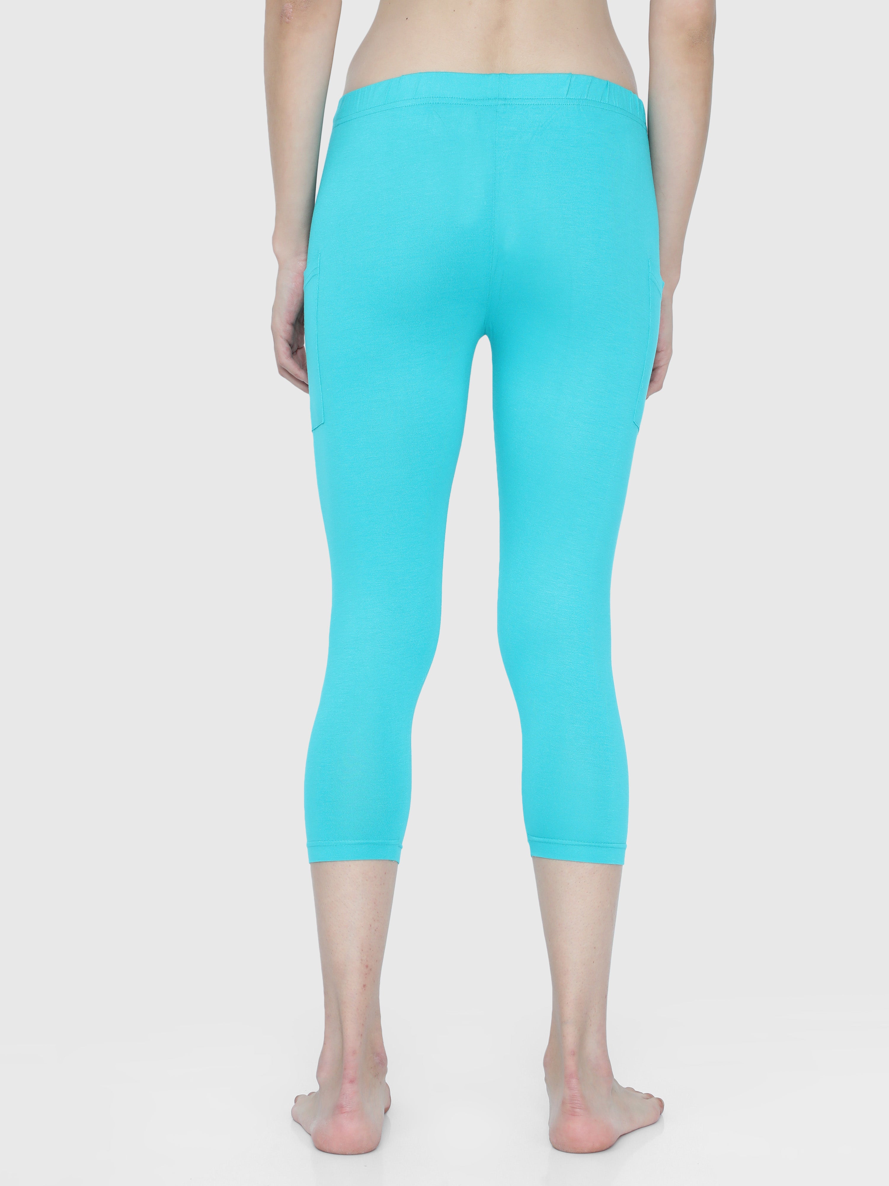 XS (UK 6) SIZE ONLY Leggings in Iona Blue - Recycled Nylon (Devanha) -  Ghillied Clothing