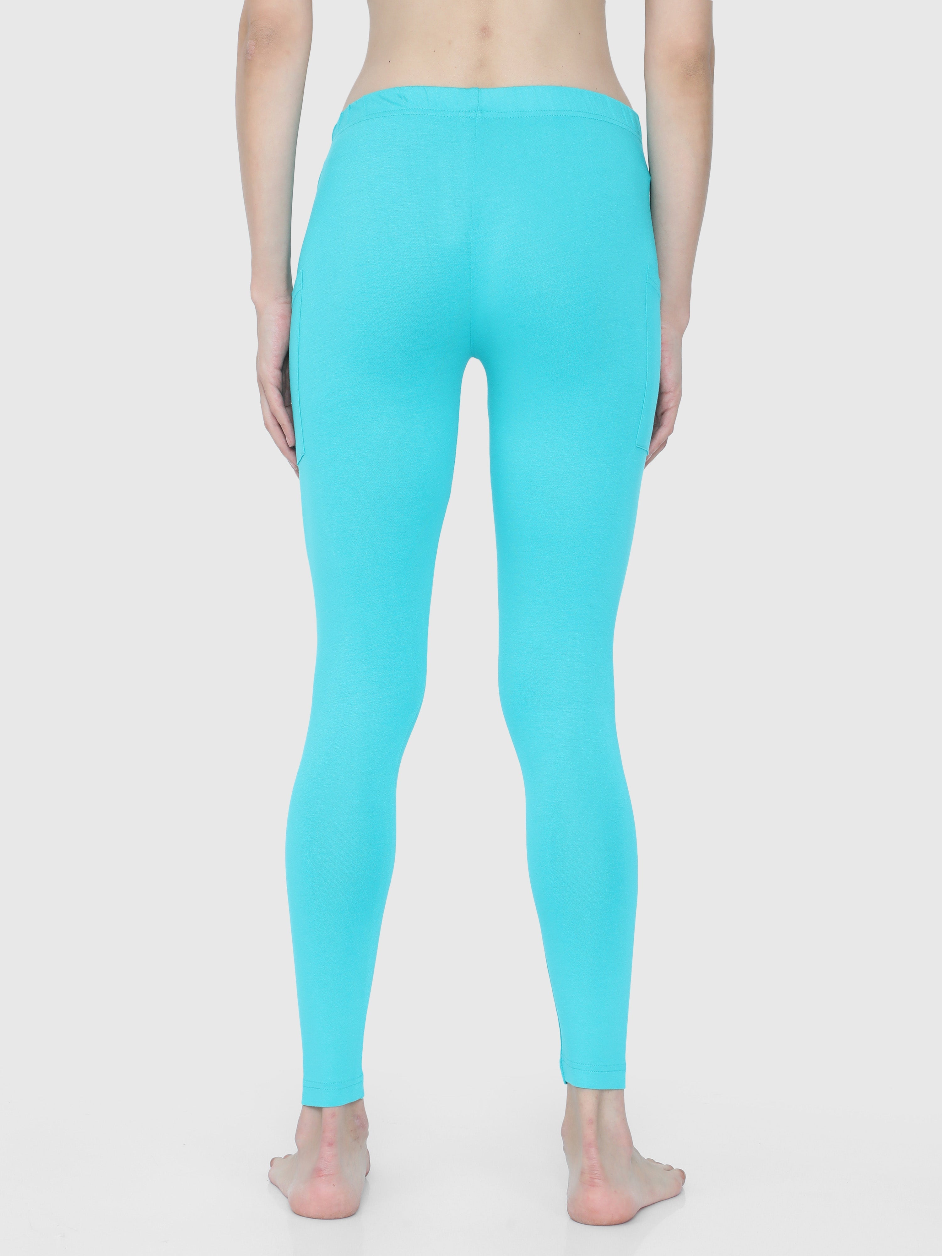 Aqua blue leggings best sale