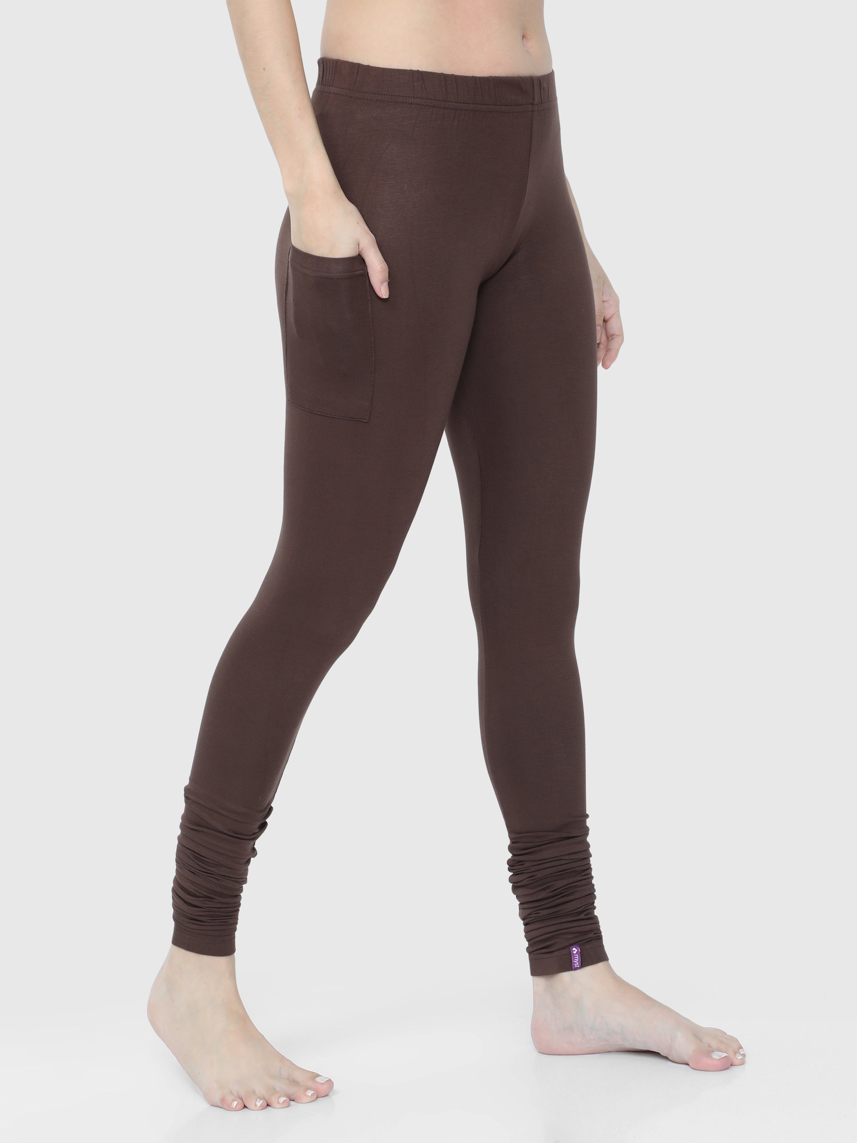 Lacey Pocket Leggings - Brown – Jed North
