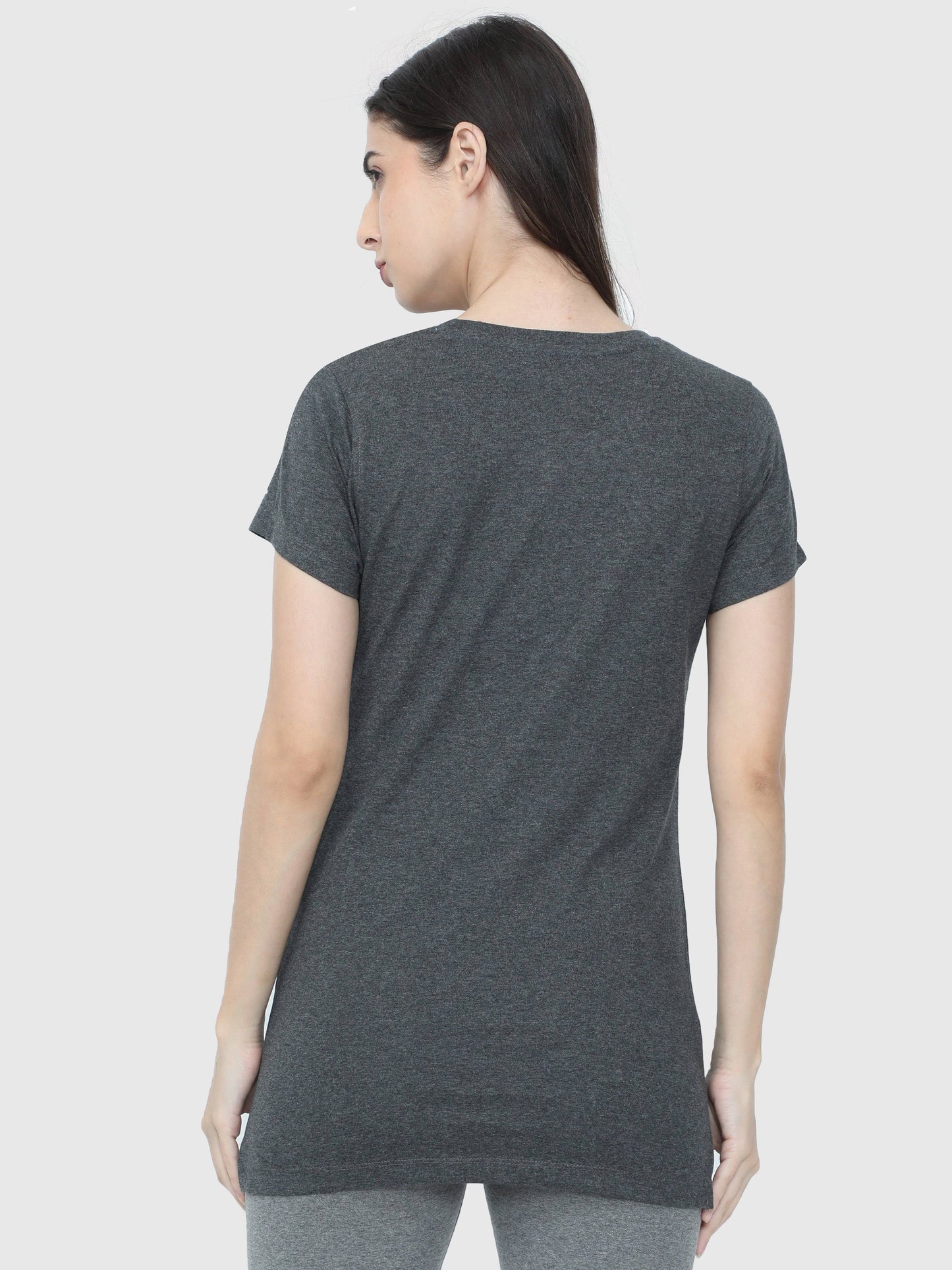Sable Black Printed T-Shirt CWTP-17005